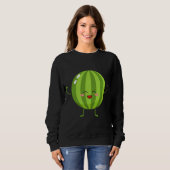Wassermelone - Geschenk für Wassermelonen Sweatshirt (Vorne ganz)