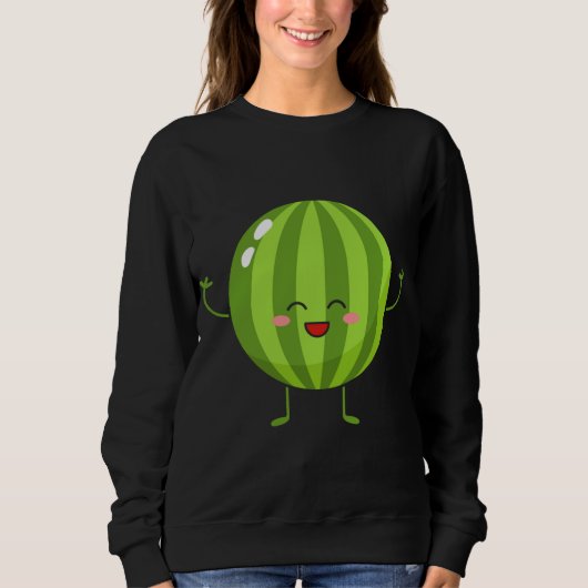 Wassermelone - Geschenk für Wassermelonen Sweatshirt (Vorderseite)