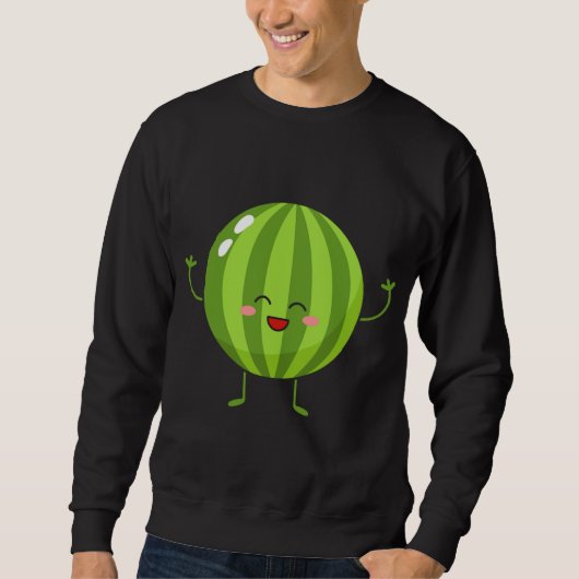 Wassermelone - Geschenk für Wassermelonen Sweatshirt (Vorderseite)