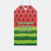 Wassermelone Geschenkanhänger (Rückseite)