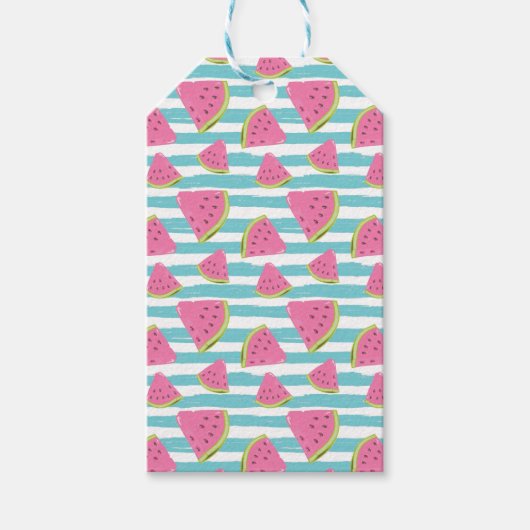 Wassermelone Geschenkanhänger (Vorderseite)