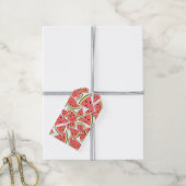Wassermelone Geschenkanhänger (Mit Garn)