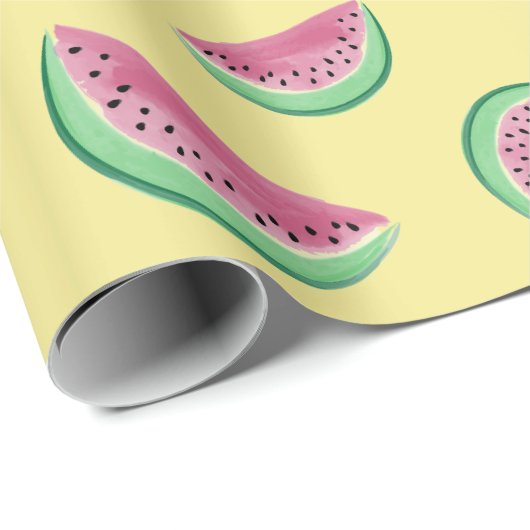Wassermelone Geschenkpapier (Rolleneckpunkt)