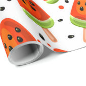 Wassermelone Geschenkpapier (Rolleneckpunkt)
