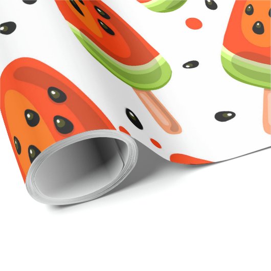 Wassermelone Geschenkpapier (Rolleneckpunkt)