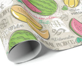 Wassermelone Geschenkpapier (Rolleneckpunkt)