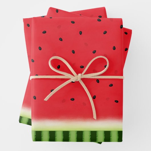 Wassermelone Geschenkpapier Set (Beispiel)