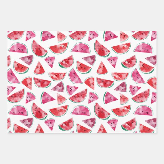 Wassermelone Geschenkpapier Set (Vorderseite 2)