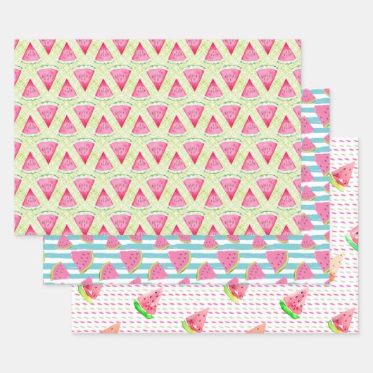 Wassermelone Geschenkpapier Set (Set)