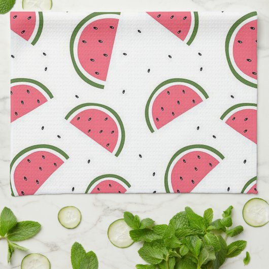 Wassermelone Geschirrtuch (Gefaltet)
