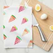 Wassermelone Geschirrtuch (Viertel Falte)