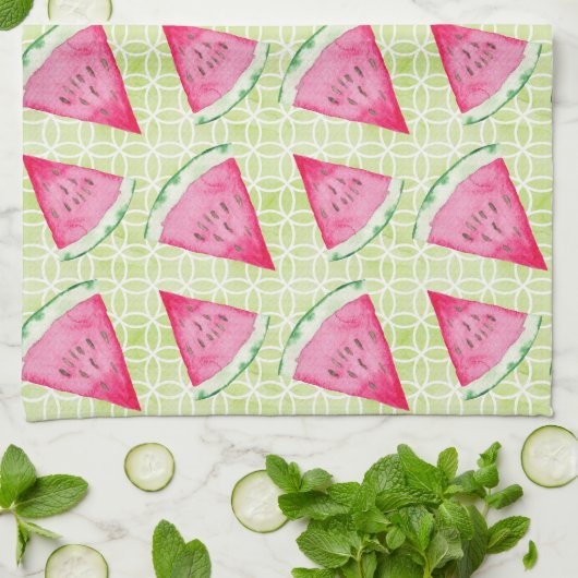 Wassermelone Geschirrtuch (Gefaltet)