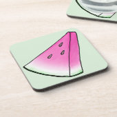 Wassermelone Getränkeuntersetzer (Linke Seite)