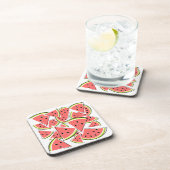 Wassermelone Getränkeuntersetzer (Rechte Seite)