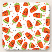Wassermelone Getränkeuntersetzer (Vorderseite)
