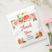 Wassermelone Granatapfel Geburtstags Dankeschön Geschenktütchen (Versiegelt)