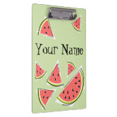 Wassermelone Green Pieces Name Klemmbrett (Rechts)