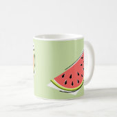 Wassermelone Green Slice 2 Kaffeetasse (VorderseiteRechts)