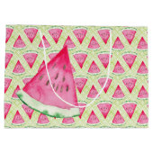 Wassermelone Große Geschenktüte (Rückseite)