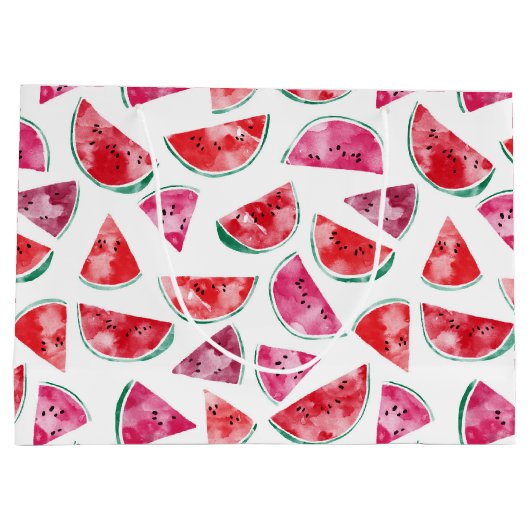 Wassermelone Große Geschenktüte (Rückseite)