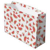 Wassermelone Große Geschenktüte (Rückseite Schrägansicht)