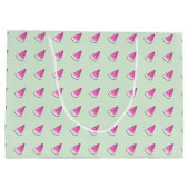 Wassermelone Große Geschenktüte (Rückseite)