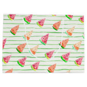 Wassermelone Große Geschenktüte (Rückseite)