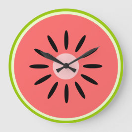 Wassermelone Große Wanduhr