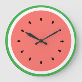 Wassermelone Große Wanduhr