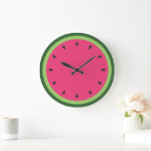Wassermelone Große Wanduhr (Zuhause)