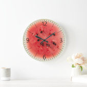 Wassermelone Große Wanduhr (Zuhause)