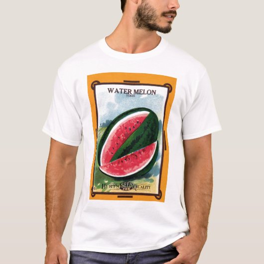 Wassermelone-grundlegender T - Shirt (Vorderseite)