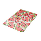 Wassermelone Grüne Badematte (Schrägansicht)