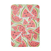 Wassermelone Grüne Badematte (Vorderseite Vertikal)