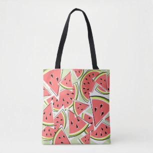 Wassermelone Grüne Tasche rosa Rücken