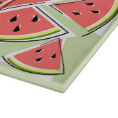 Wassermelone Grüne Zuschneideplatte Schneidebrett (Ecke)