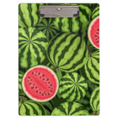 Wassermelone Grünes Obst | Fruchtklappe Klemmbrett (Vorderseite)