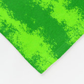 Wassermelone-grünes Sommer-Frucht-Rinde-Muster Fleecedecke (Ecke)