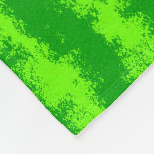 Wassermelone-grünes Sommer-Frucht-Rinde-Muster Fleecedecke (Ecke)