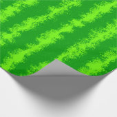Wassermelone-grünes Sommer-Frucht-Rinde-Muster Geschenkpapier (Ecke)