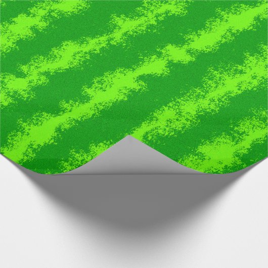 Wassermelone-grünes Sommer-Frucht-Rinde-Muster Geschenkpapier (Ecke)