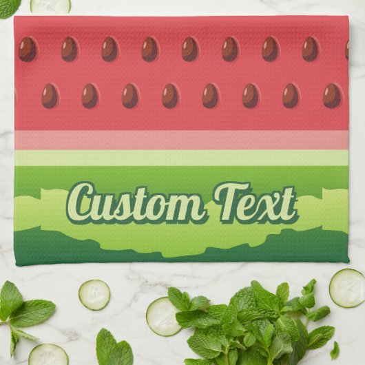 Wassermelone Handtuch (Gefaltet)