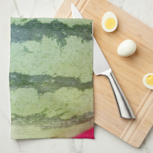 Wassermelone Handtuch (Viertel Falte)