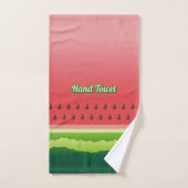 Wassermelone Hintergrund Badhandtuch Set (Handtuch)