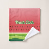 Wassermelone Hintergrund Badhandtuch Set (Waschlappen)