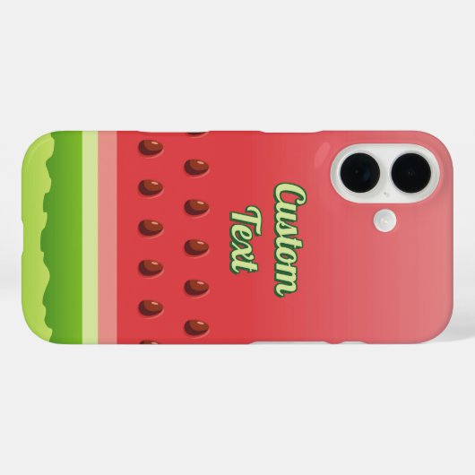 Wassermelone Hintergrund Case-Mate iPhone Hülle (Rückseite (Horizontal))