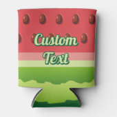 Wassermelone Hintergrund Dosenkühler (Vorderseite)