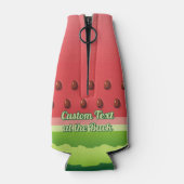 Wassermelone-Hintergrund Flaschenkühler (Rückseite)