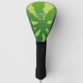 Wassermelone Hintergrund Golf Headcover (Vorderseite)