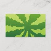 Wassermelone Hintergrund Horizontal Visitenkarte (Rückseite)